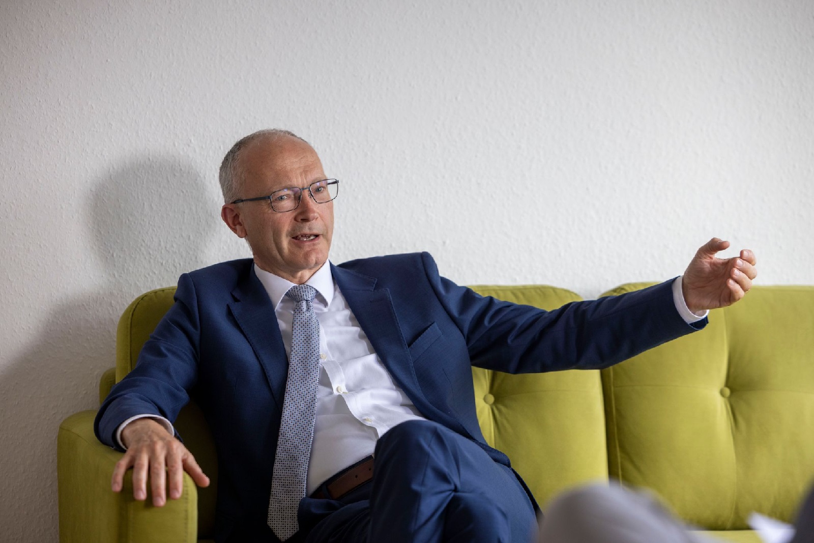 Interview mit Helmut Martin. (Foto: Helmut Fricke/dpa)