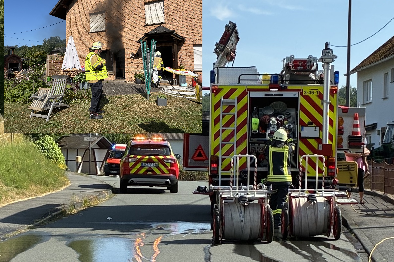 Der Einsatzort. (Fotos: Andr� Wollny)