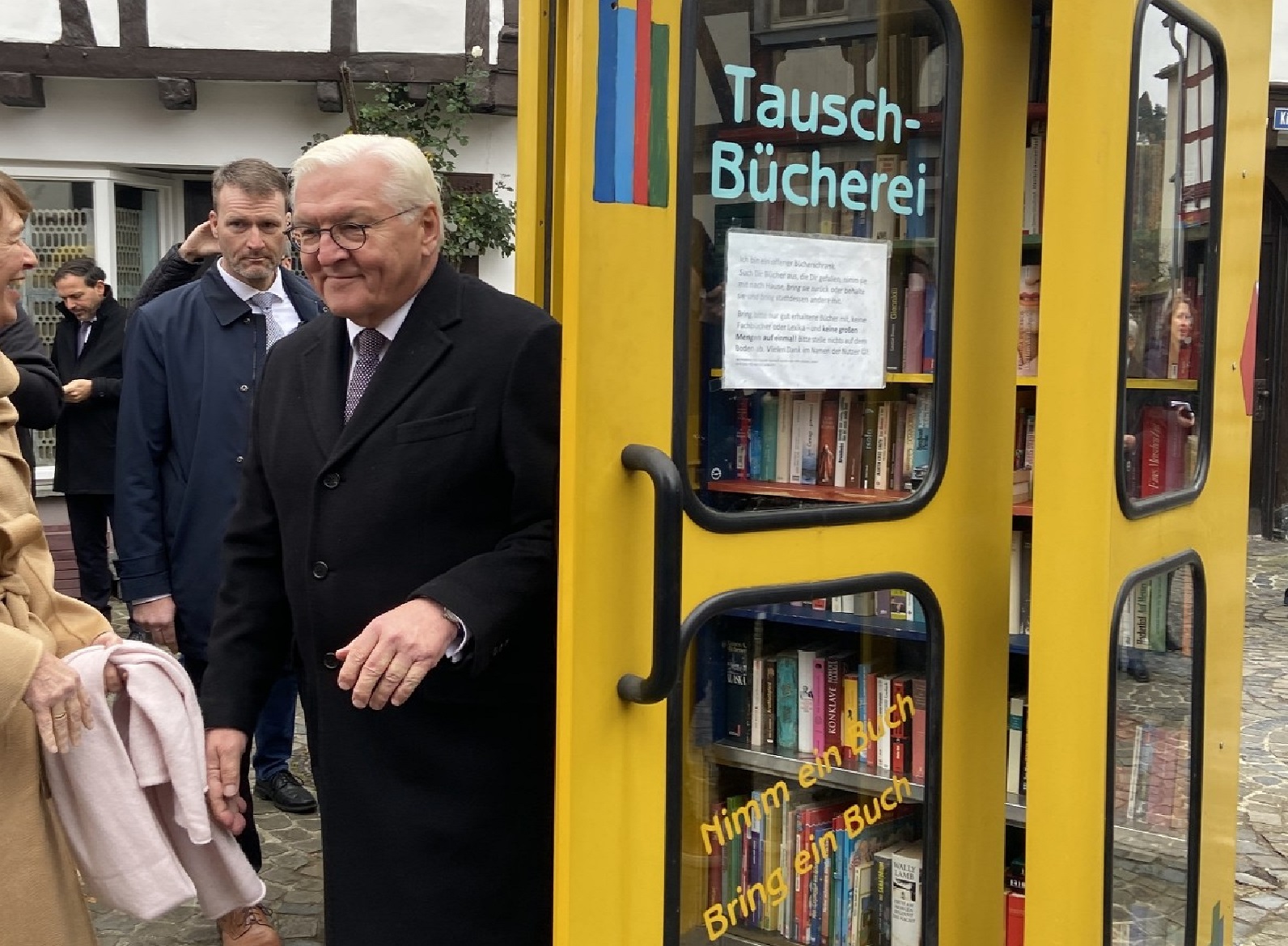 Besuch des Bundespr�sidenten im November 2023. (Foto: Hannelore Campino)